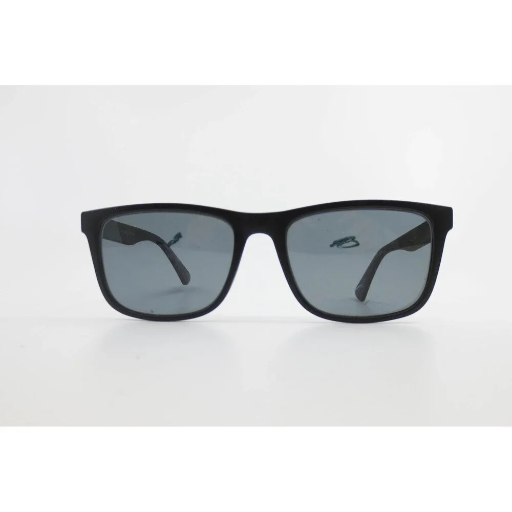 Matte Black Rectangular Eyeglass Frames MP 7101 BK 56-18-140 Mens Womens